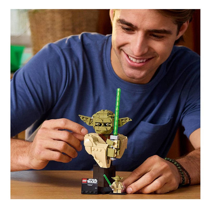 Lego 75438 Star Wars - Busto de Yoda - Imagen 4