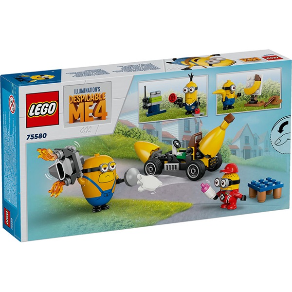 Lego Minions 75580 - Minions y Coche Banana - Imatge 1