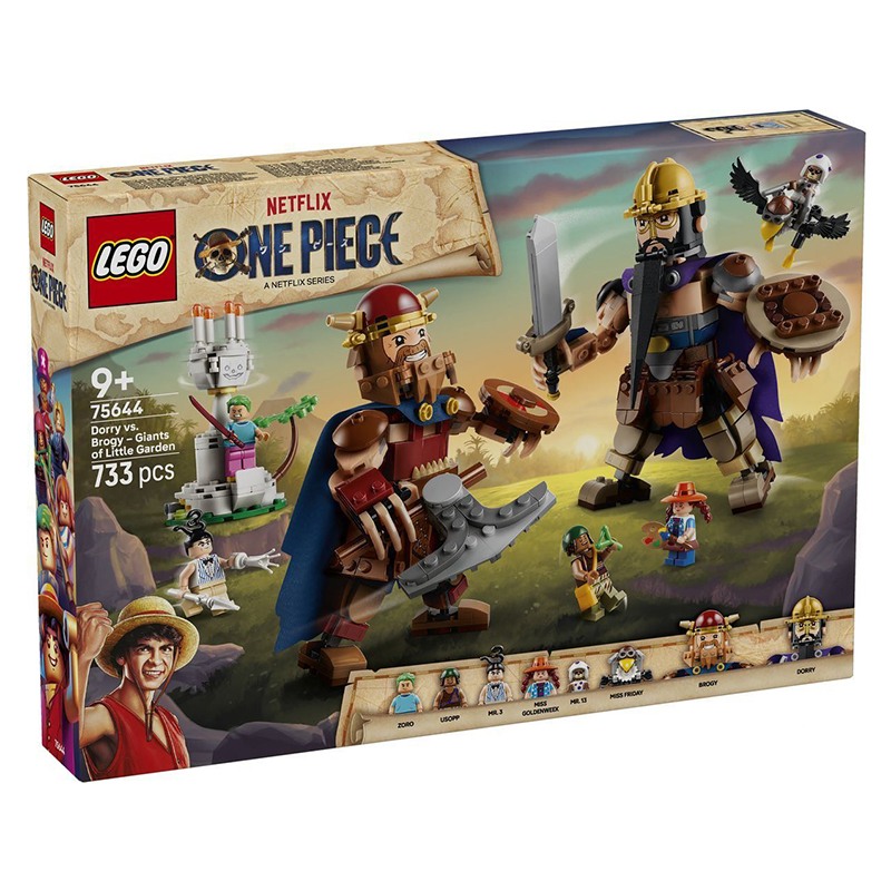 Lego One Piece 75644 - Dorry vs. Brogy: Gigantes de Little Garden
