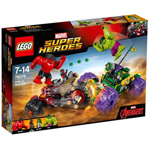 Hulk vs Hulk Rojo Lego - Imagen 1