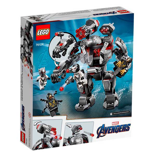 Lego Marvel 76124 Máquina de Guerra destruidora - Imagem 3