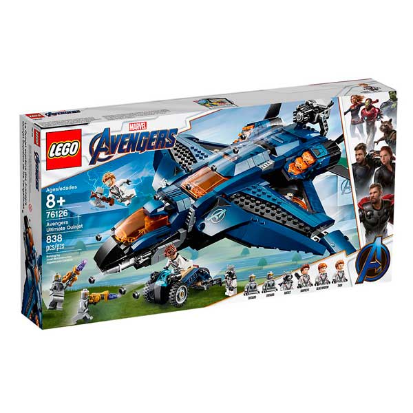 Lego Marvel 76126 O Quinjet dos Vingadores - Imagem 1