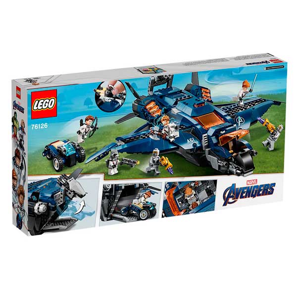Lego Marvel 76126 O Quinjet dos Vingadores - Imagem 3