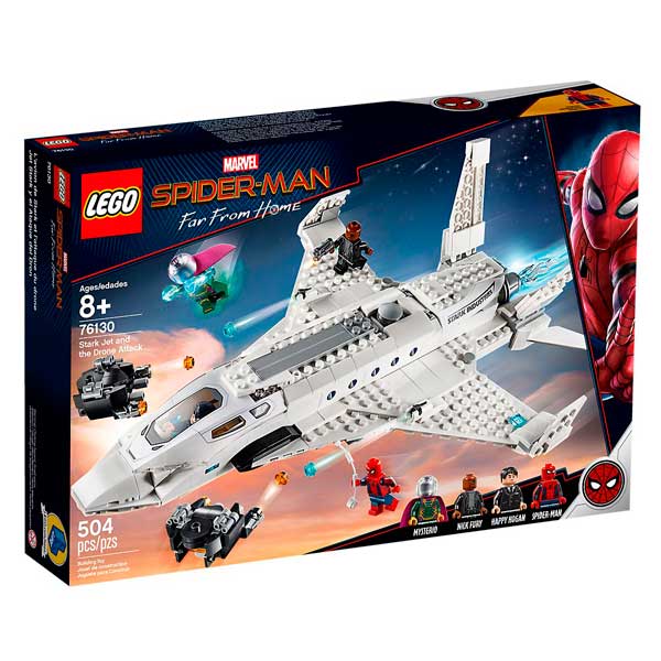 Lego Marvel 76130 O Avião a Jato de Stark e o Ataque do Drone - Imagem 1