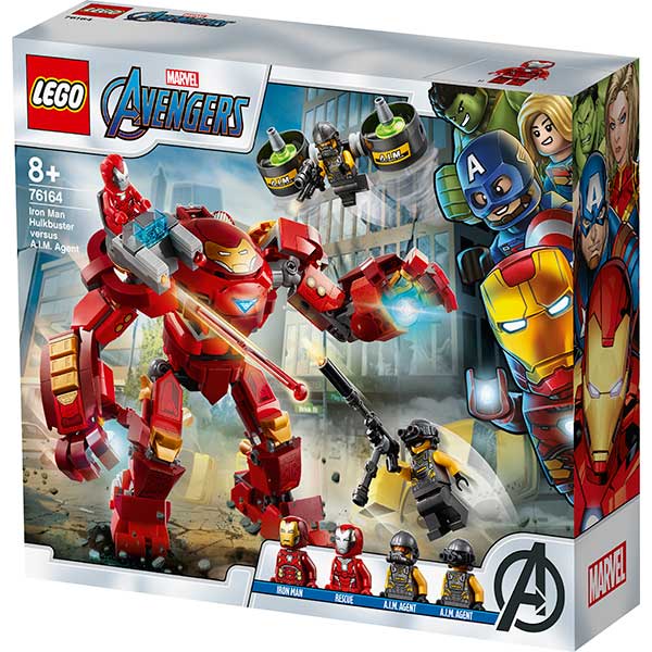 Lego Marvel 76164 Iron Man Hulkbuster versus Agente A.I.M. - Imagem 1