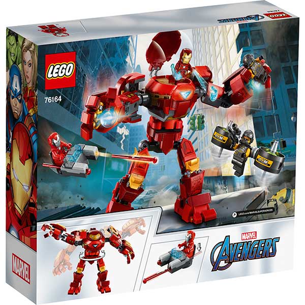 Lego Marvel 76164 Iron Man Hulkbuster versus Agente A.I.M. - Imagem 1