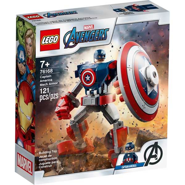 Lego Marvel 76168 Armadura Capità Amèrica - Imatge 1