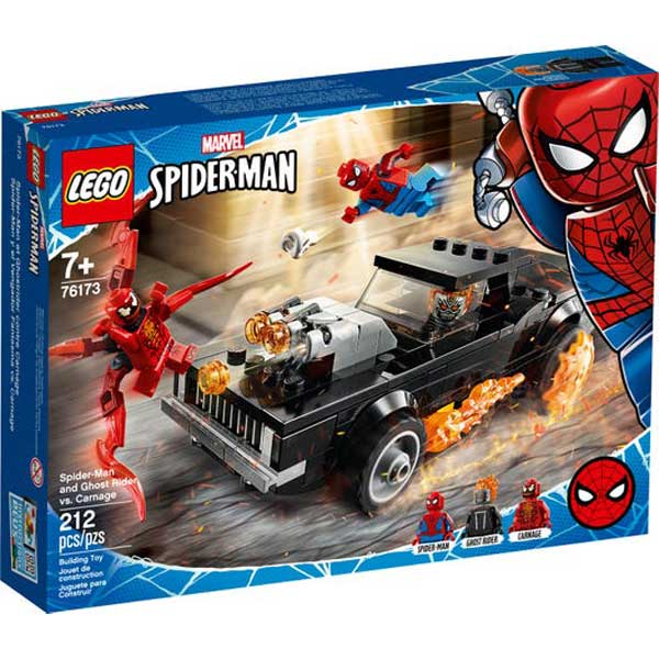 Lego Marvel 76173 Spider-Man y el Motorista Fantasma vs. Carnage - Imagen 1