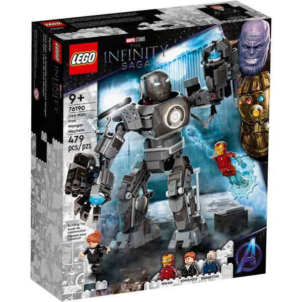 Lego Marvel Super Heroes 76190 Iron Man: Monge de Ferro Chaos - Imagem 1