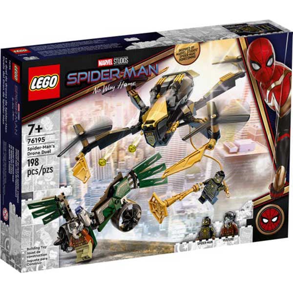 Lego Marvel Super Heores 76195 Duelo del Dron de Spider-Man - Imagen 1