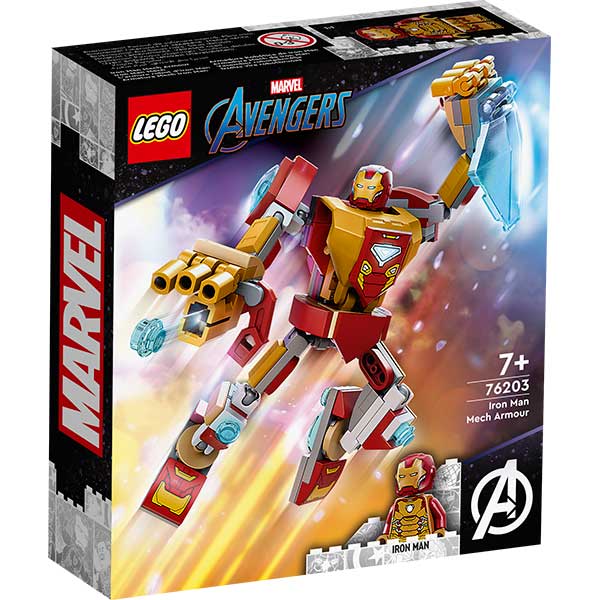 Lego Marvel Super Heroes 76203 Armadura Robótica de Iron Man - Imagen 1