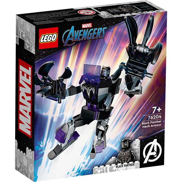 Lego Marvel Super Heroes 76204 Armadura Robótica de Black Panther - Imagen 1