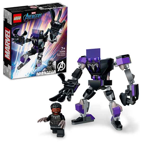 Lego Marvel Super Heroes 76204 Armadura Robótica de Black Panther - Imagen 1