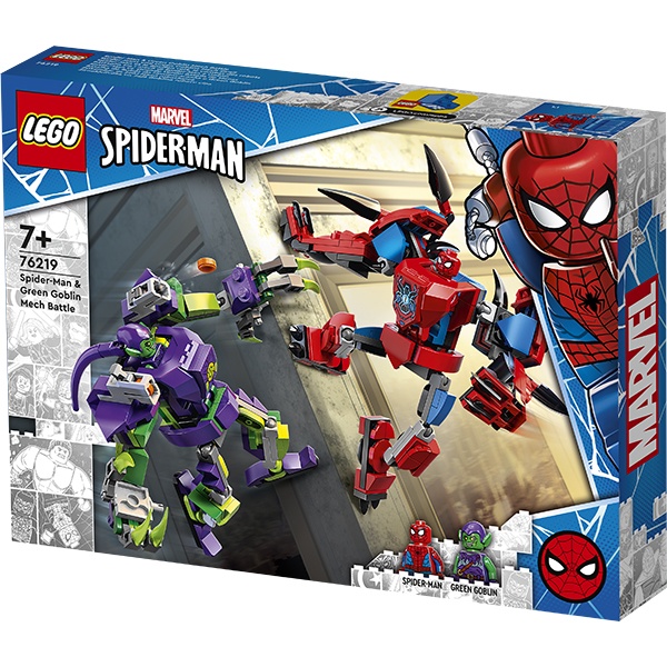 Lego Marvel 76219 Super Heroes Spider-Man vs Duende Verde: Batalla de Mecas - Imagen 1
