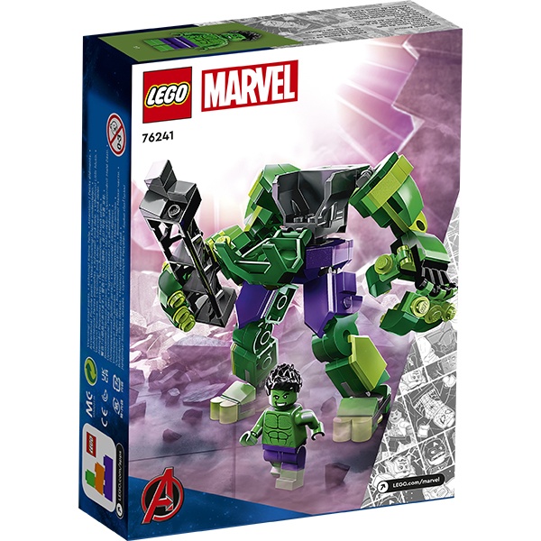 Lego 76241 Super Heroes Marvel Armadura Robótica de Hulk - Imagen 1