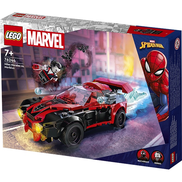 Lego 76244 Super Heroes Marvel Miles Morales contra Morbius - Imagem 1