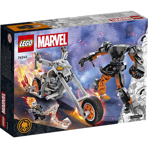 Lego 76245 Super Heroes Marvel Meca y Moto del Motorista Fantasma - Imagen 1