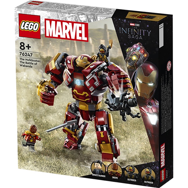Lego 76247 Super Heroes Marvel Hulkbuster: Batalla de Wakanda - Imagen 1
