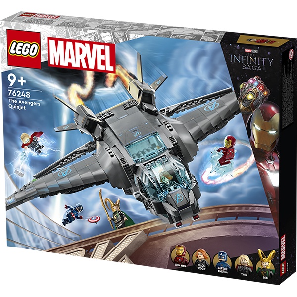 Lego 76248 Super Heroes Marvel Quinjet de los Vengadores - Imagen 1
