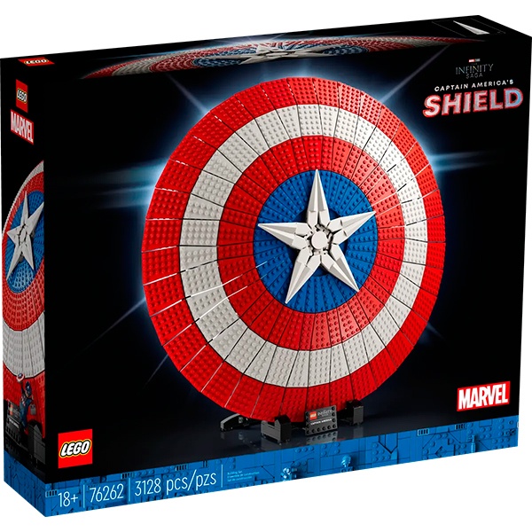 Lego 76262 Marvel Escudo del Capitán América - Imagen 1