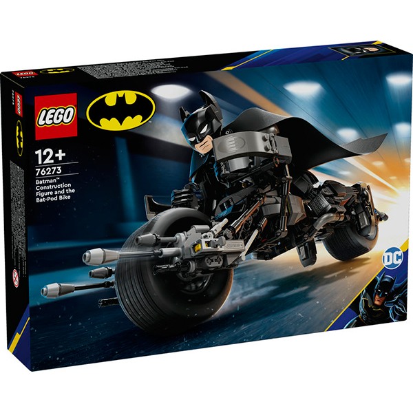 Lego DC Batman 76273 - Figura para Construir: Batman y Moto Bat-Pod - Imagen 1