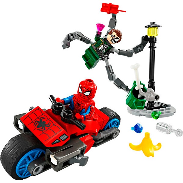 76275 Lego Super Heroes Marvel - Perseguição de motocicleta: Homem-Aranha vs. Doutor Ock - Imagem 2