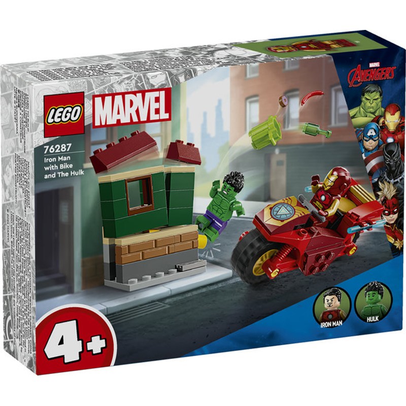 Lego Marvel Iron Man amb Moto Hulk - Imatge 1