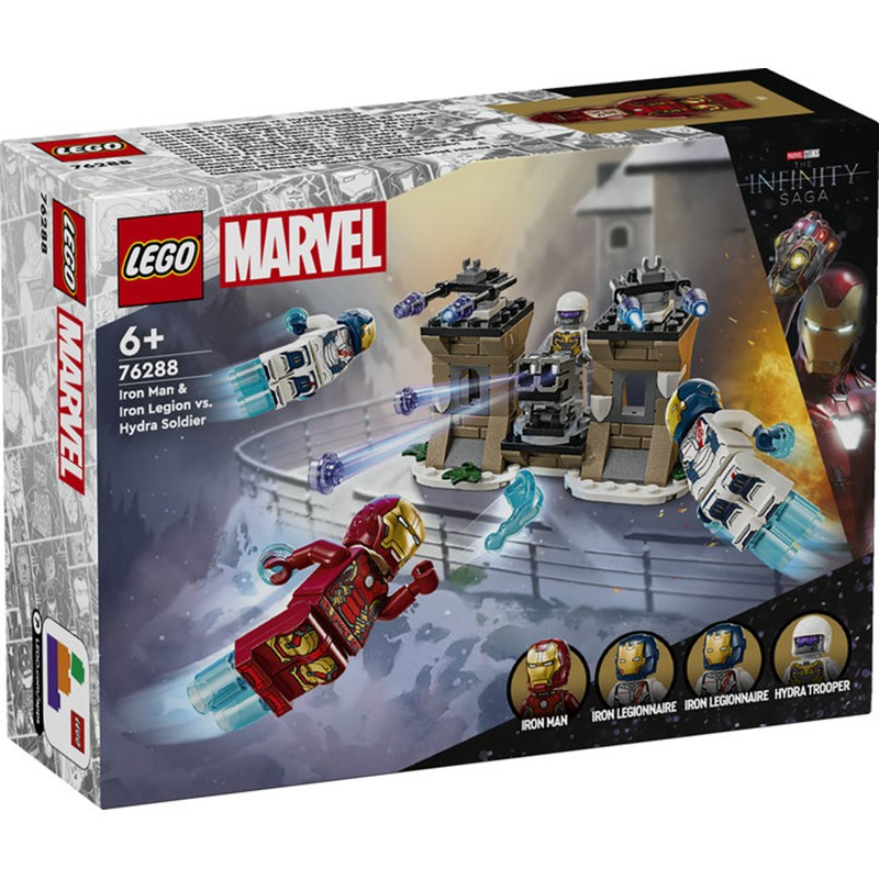 Lego Super Heroes Marvel 76288 - Homem de Ferro e Legião de Ferro vs. Soldado Hidra - Imagem 1