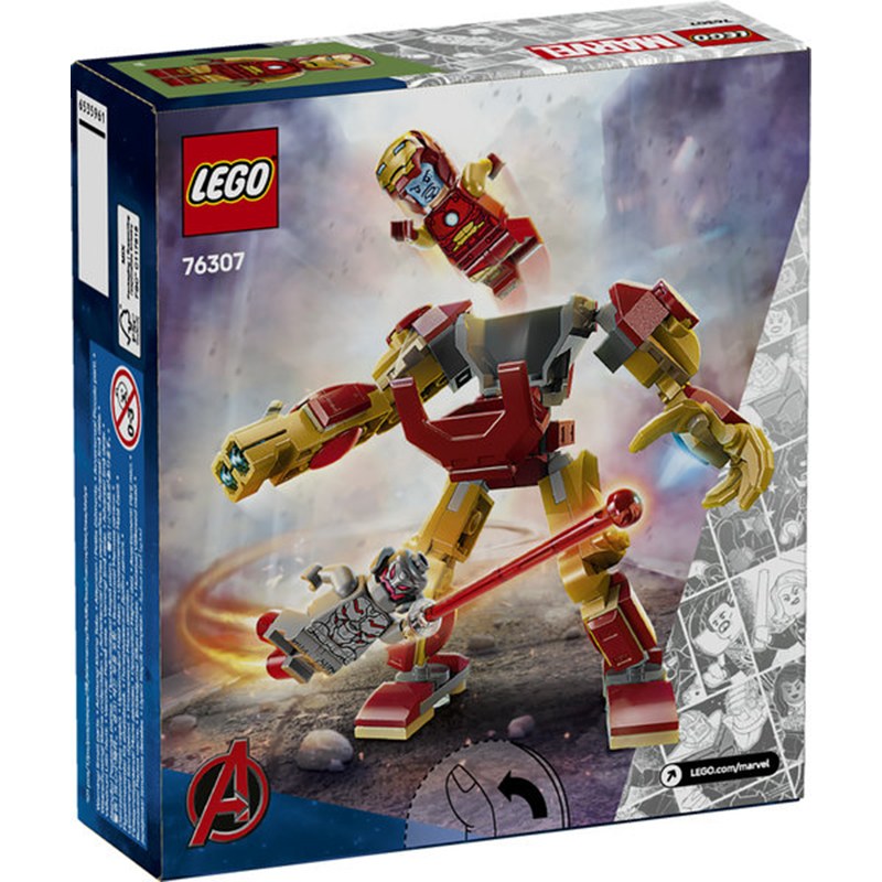 Lego Marvel 76307 - Armadura robot do Homem de Ferro vs. Ultron - Imagem 1