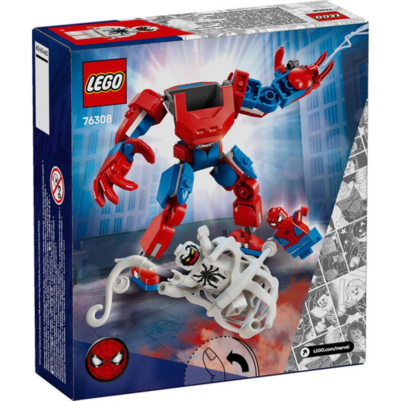 Lego Marvel 76308 - Armadura Robótica de Spider-Man vs. el Anti-Venom - Imagen 1