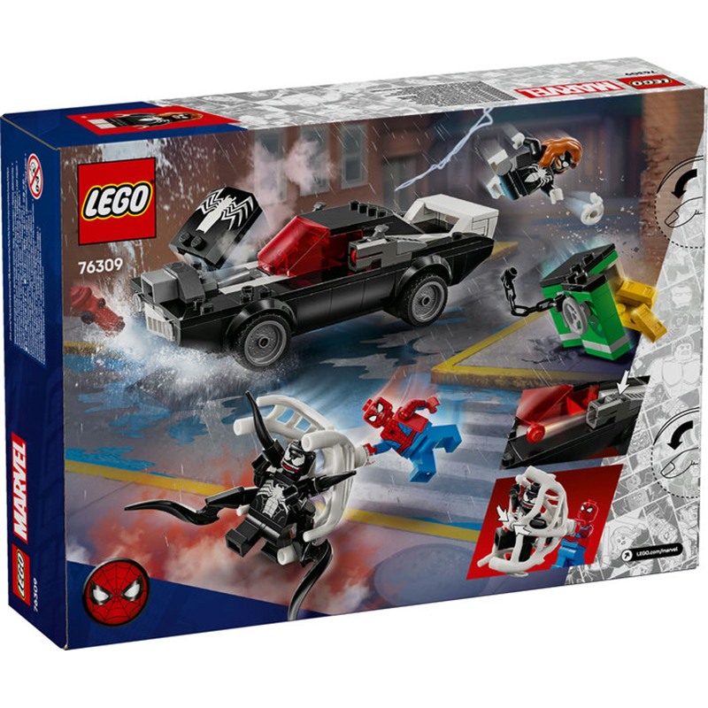 Lego Marvel 76309 - Homem-Aranha vs. Venom Brutal Carro - Imagem 1