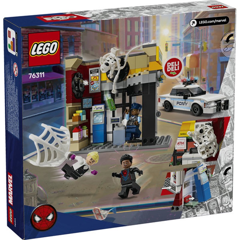 Lego Marvel 76311 - Spiderverso: Miles Morales vs. Mancha - Imagem 1