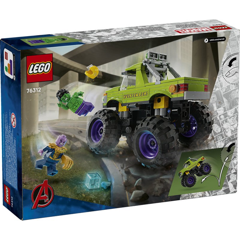 Lego 76312 Super Heroes Marvel - Camião do Hulk vs. Thanos - Imagem 1