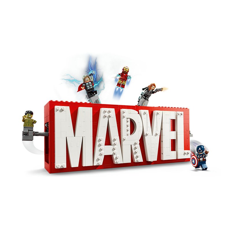 Lego Marvel 76313 - Logótipo e minifiguras MARVEL - Imagem 2