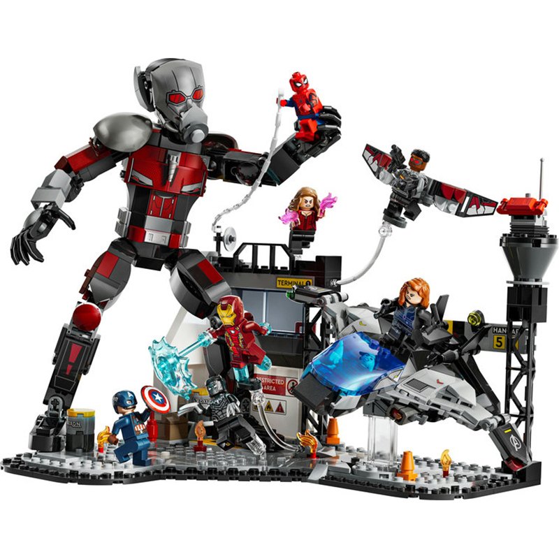 Lego Marvel 76314 - Capitão América: Guerra Civil Grande Batalha - Imagem 2