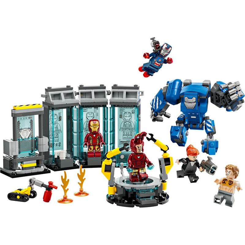 Lego 76315 Super Heroes Marvel - Laboratório do Iron Man: Sala de Armaduras - Imagem 2