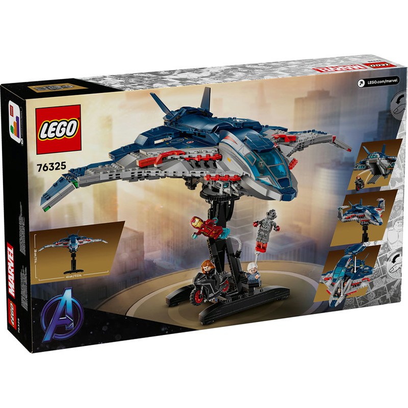 Lego Marvel 76325 - Quinjet dos Vingadores: A Era de Ultron - Imagem 1