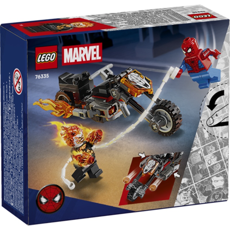Lego Super Heroes Marvel 76335 - Spider-Man vs. Moto del Motorista Fantasma - Imagen 1