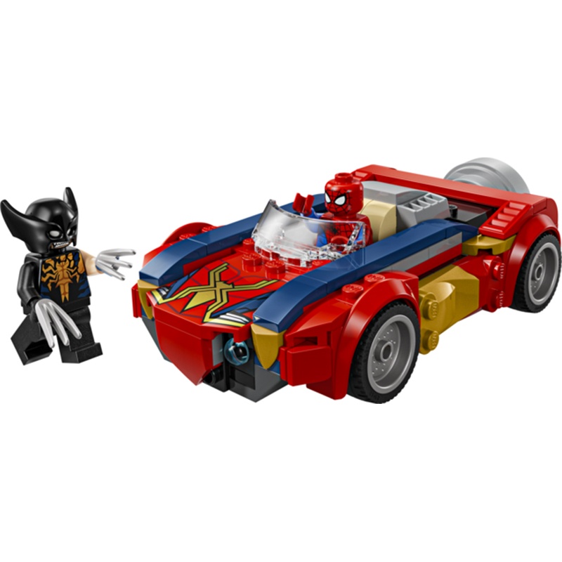 Lego Super Heroes Marvel 76336 - Coche de Spider-Man vs. Lobezno Venomizado - Imagen 3