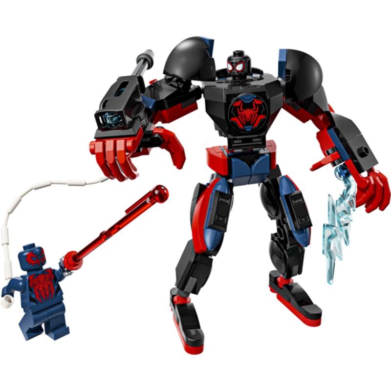 Lego Super Heroes Marvel 76337 - Armadura Robótica de Miles Morales vs. Spider-Man 2099 - Imagen 2