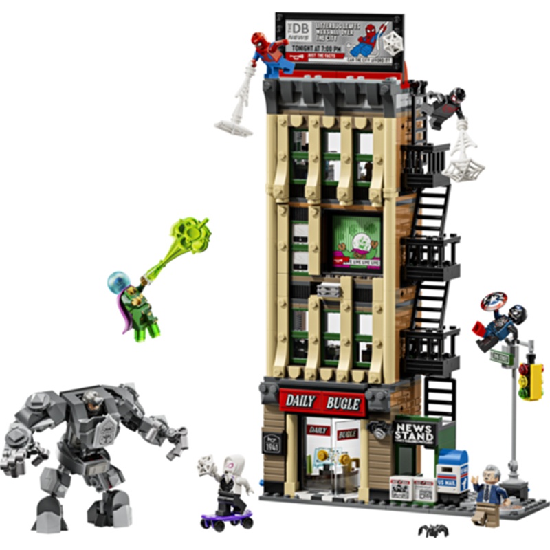 Lego Super Heroes Marvel 76342 - Spider-Man vs. Mysterio: O Daily Bugle - Imagem 2