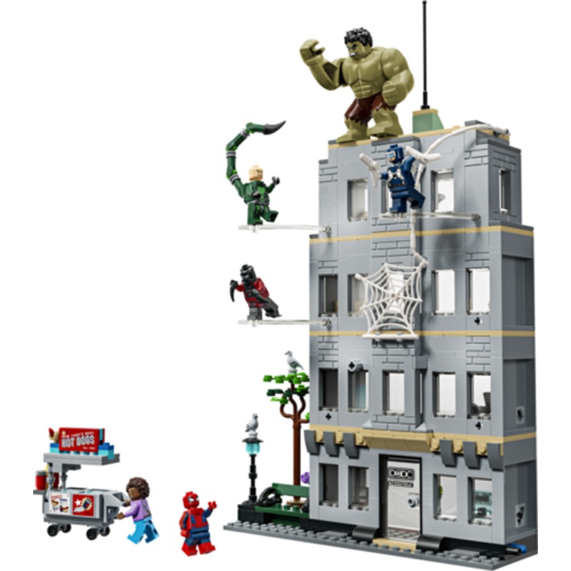 Lego Marvel 76350 - Spider-Man vs. Hulk: Choque Épico - Imagen 2