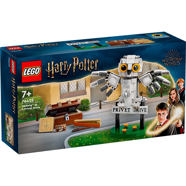 Lego 76425 Harry Potter Hedwig no número 4 da unidade de prateados - Imagem 1