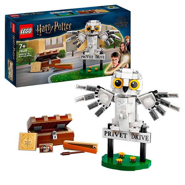 Lego 76425 Harry Potter Hedwig no número 4 da unidade de prateados - Imagem 2