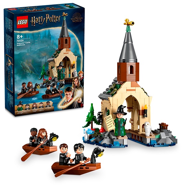 Lego 76426 Harry Potter Cobertizo del Castillo de Hogwarts y Minifiguras - Imagen 2