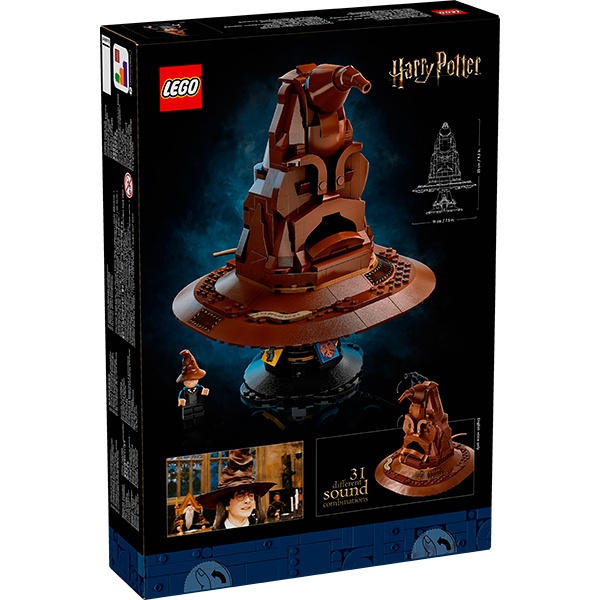 Lego 76429 Harry Potter Sombrero Seleccionador Parlante de Casas Hogwarts - Imatge 1