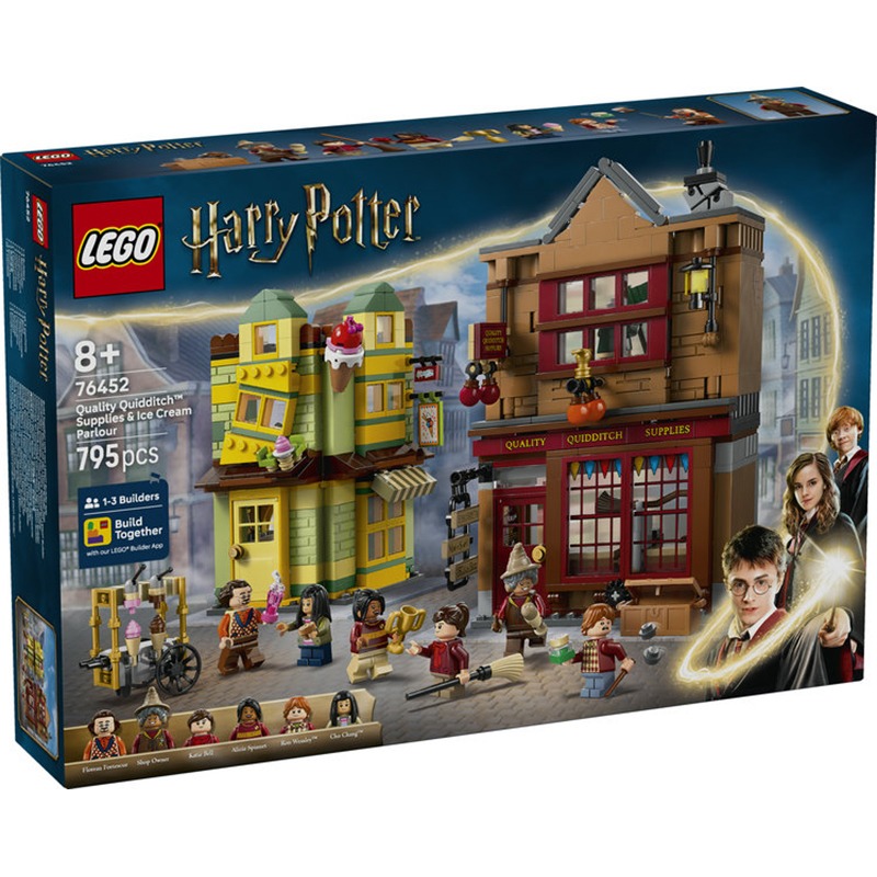 Lego Harry Potter 76452 - Artículos de Calidad para Quidditch y la heladería Florean Fortescue
