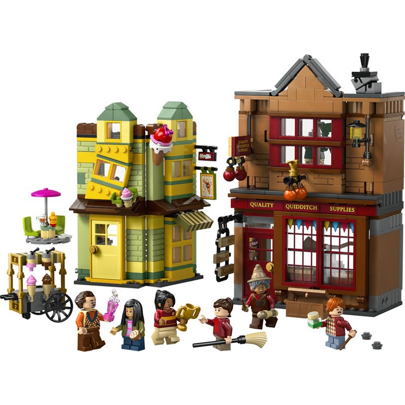Lego Harry Potter 76452 - Artigos de Qualidade para Quidditch e a gelataria Florean Fortescue - Imagem 1