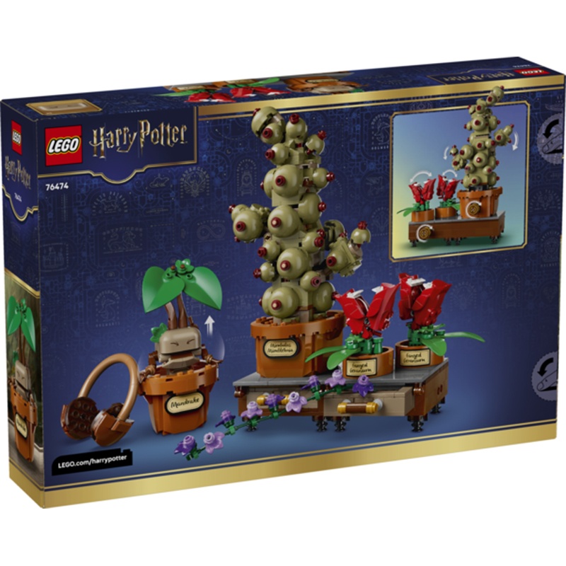 Lego Harry Potter 76474 - Set Hogwarts: Plantas de Herbología - Imagen 1