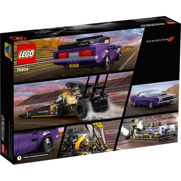 Lego Speed Champions 76904 Drágster Mopar Dodge SRT y Dodge Challenger - Imatge 1